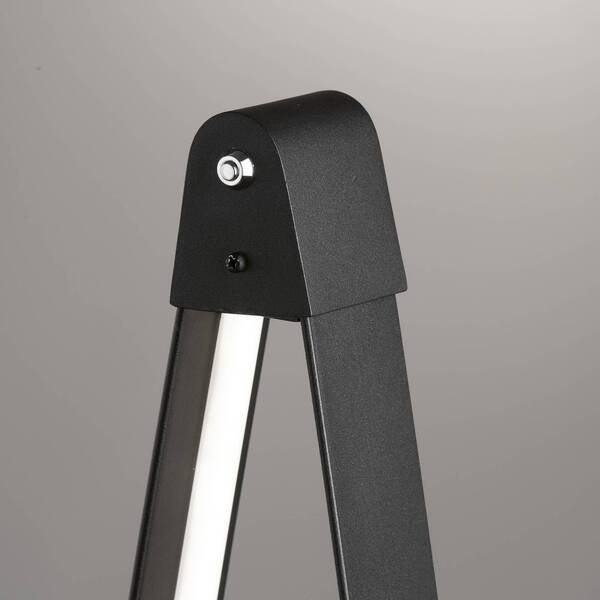  Fischer & Honsel Lampa Stojąca Led Fenga, ściemniacz Dotykowy, Cct, Czarna 