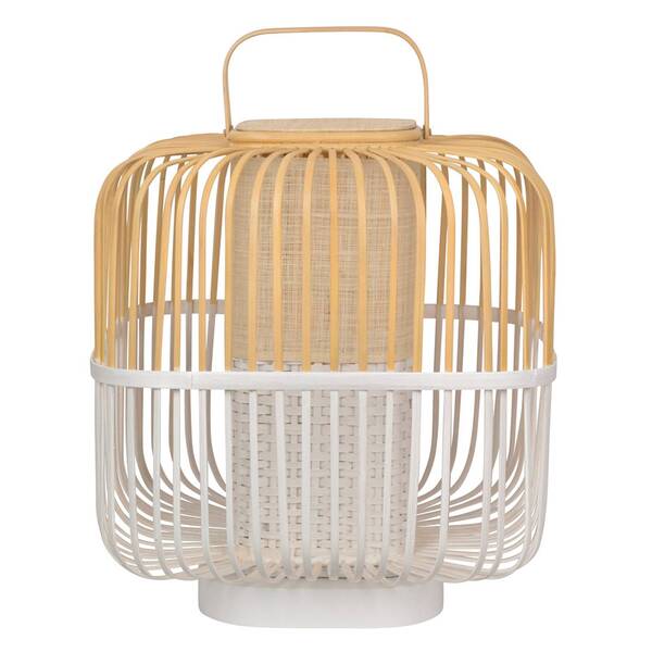  Forestier Forestier Bamboo Square M Lampa Stołowa Biała 