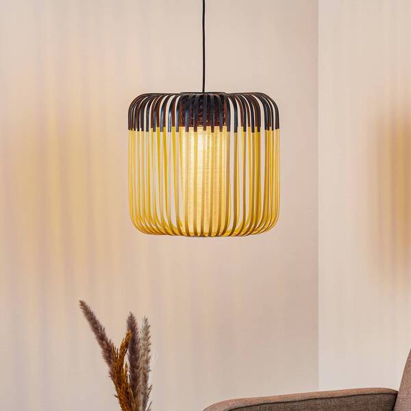  Forestier Lampa Wisząca Forestier Bamboo M, ø 45 Cm, Czarna 
