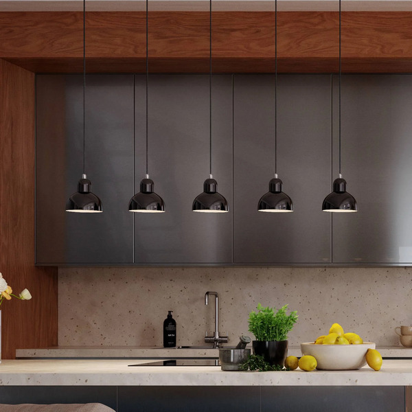  Fritz Hansen Fritz Hansen Kaiser Idell 6722-p Błyszczący Czarny 