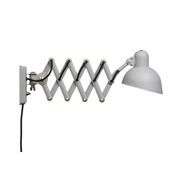  Fritz Hansen Fritz Hansen Kaiser Idell 6718-w Lampa ścienna Z Wtyczką, Szary 