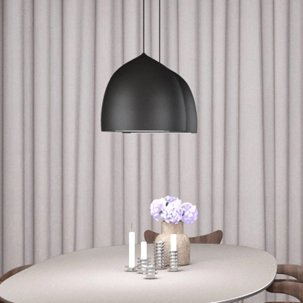  Fritz Hansen Fritz Hansen Suspence P2 Wisząca ø 38,5cm, Czarna 