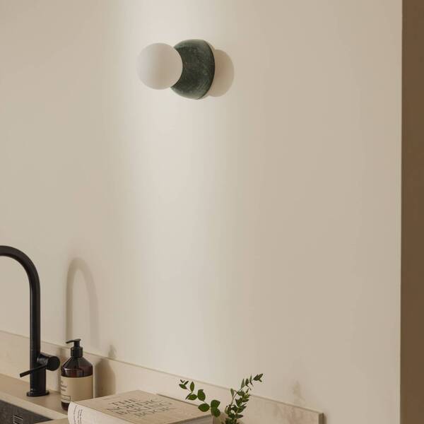  Globen Lighting Kinkiet Globen Lighting Torrano, Zielony, ø 13 Cm, Ip44 