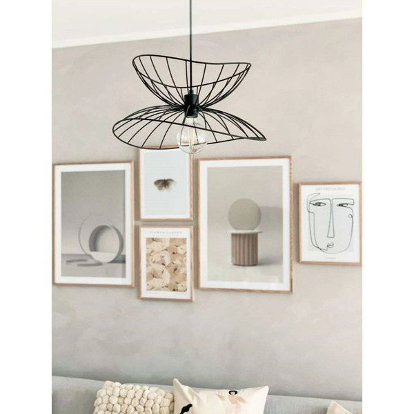  Globen Lighting Lampa Wisząca Globen Lighting Ray, Czarna, ø 45 Cm 
