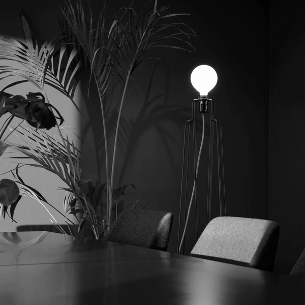  Grupa Grupa Model M1 Stojąca Led Czarna, Kabel Biały 