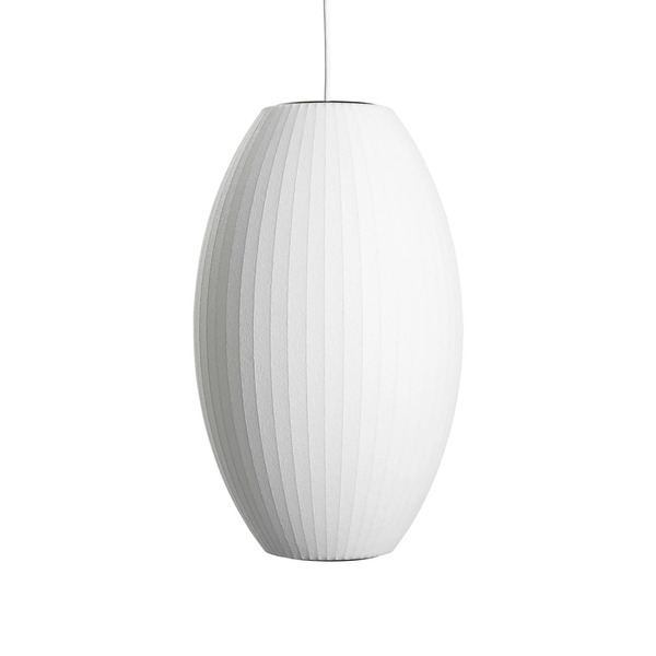  Hay Lampa Wisząca Hay Nelson Cigar Bubble M, ø 33 Cm, Biała 