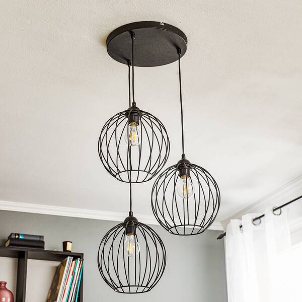  Helam Lampa Wisząca Cumera, 3-punktowa, Okrągła 