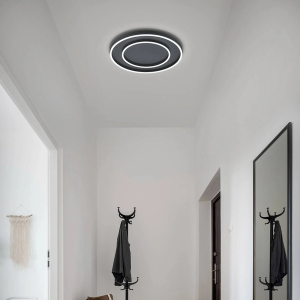  Helestra Helestra Sona Lampa Sufitowa Led, Czarna ø 59 Cm 