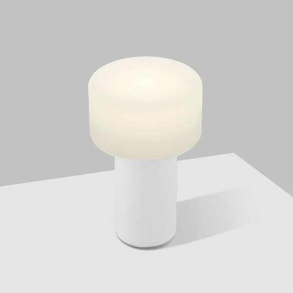  Hell Akumulatorowa Lampa Stołowa Led Tiny-b, Biała, Wysokość 13 Cm, Ip54, Usb 