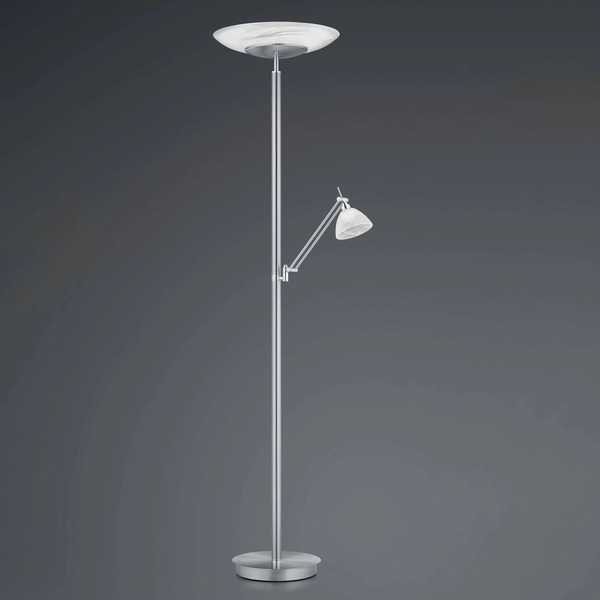  Hell Lampa Stojąca Led Findus, 2-punktowa, Nikiel 