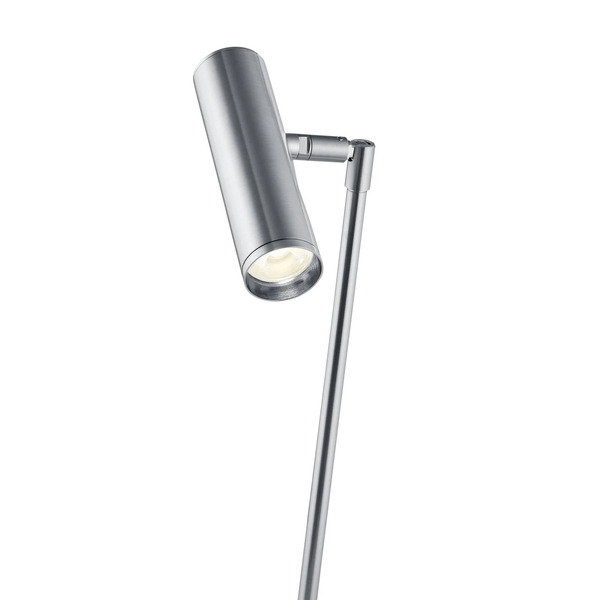  Hell Lampa Stołowa Led Tom Pro, Matowy Nikiel, Wysokość 47 Cm, Cct, ściemniany 