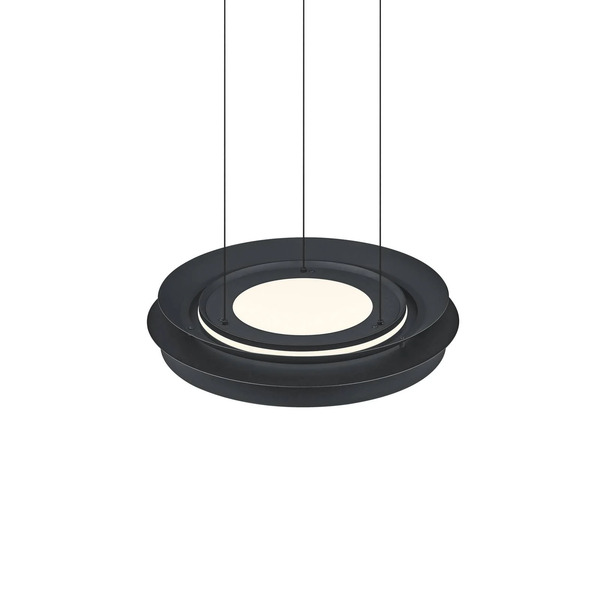  Hell Lampa Wisząca Led Lys, Czarna, ø 45 Cm, Cct, Pilot 