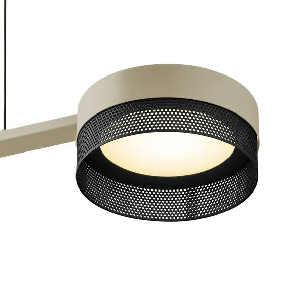  Hell Żyrandol Led Mesh 3-pkt. ściemniacz, Piasek/czarny 