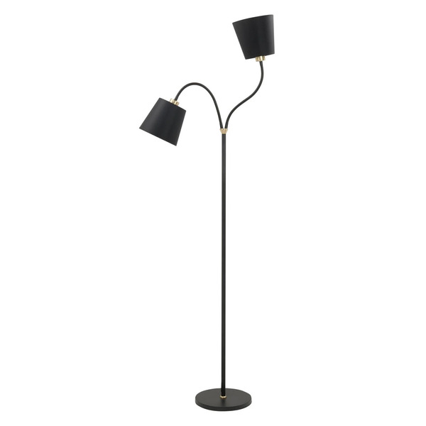  Highlight Lampa Stojąca Texas, Czarna, 2-punktowa 
