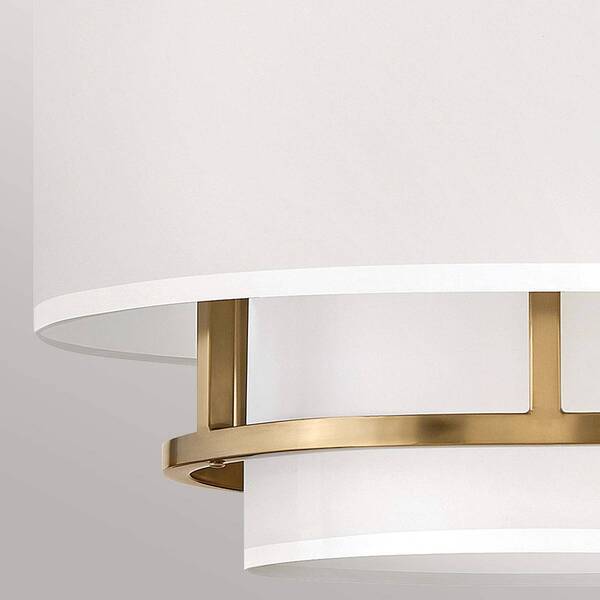  Hinkley Lampa Wisząca Graham Duo Mount 3-punktowa ø 40,6 Cm, Mosiądz 