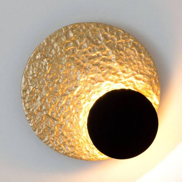  Holländer Kinkiet Led Infinity W Kolorze Złotym, ø 26 Cm 