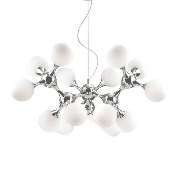  Ideallux Lampa Wisząca Nodi Bianco ø 105 Cm 