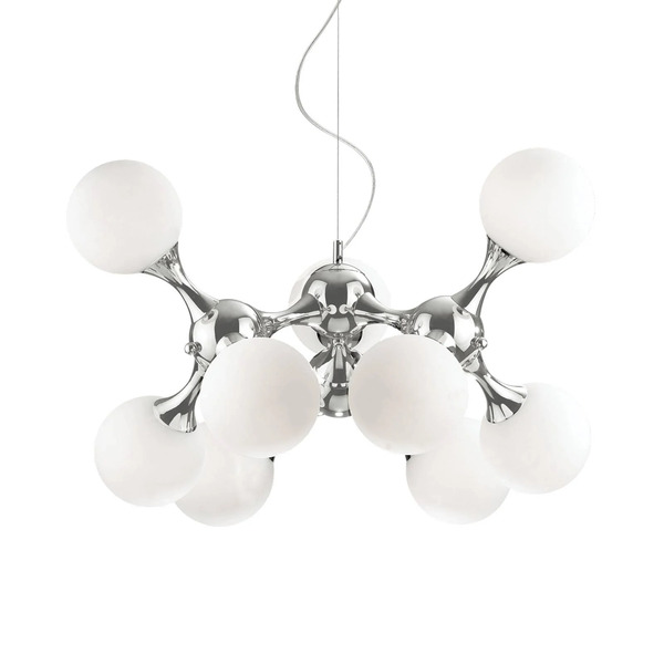  Ideallux Lampa Wisząca Nodi Bianco ø 80 Cm 