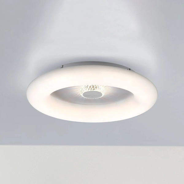  Just Light. Gmbh Lampa Sufitowa Led Vertigo, Cct, Biała, ø 50 Cm 