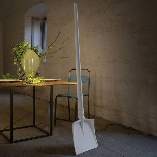  Karman Designerska Lampa Stojąca Led Tobia, Jak łopata 