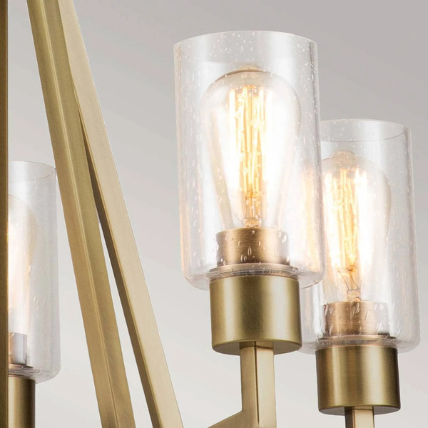  Kichler Lampa Wisząca Deryn, 5-punktowa, Mosiądz 