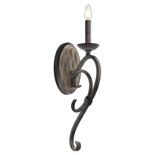  Kichler Rustykalna Lampa ścienna Taulbee 