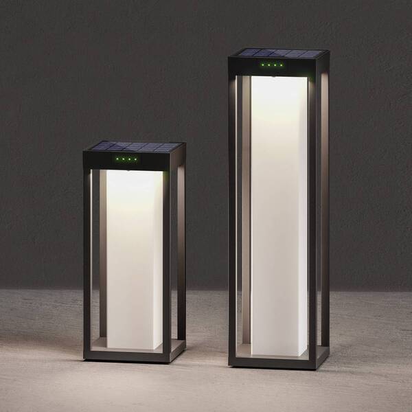 Klewe Klewe Lampa Solarna Led Radia Maxi Moon, Antracyt, 50 Cm, Ip65 
