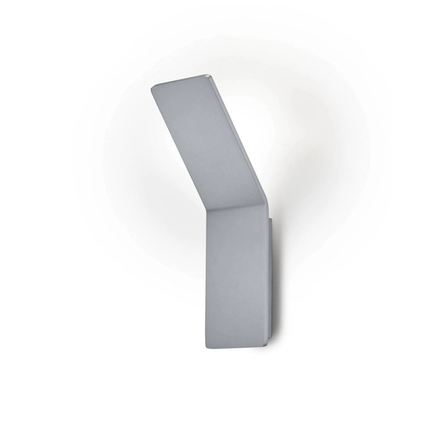  Knapstein Kinkiet Led Ava, Nikiel Matowy, Aluminium, 1-punktowa 