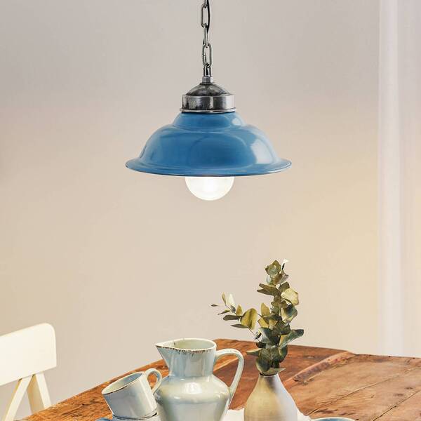  K.s. Verlichting Niebieska Lampa Wisząca Retro W Stylu Retro 