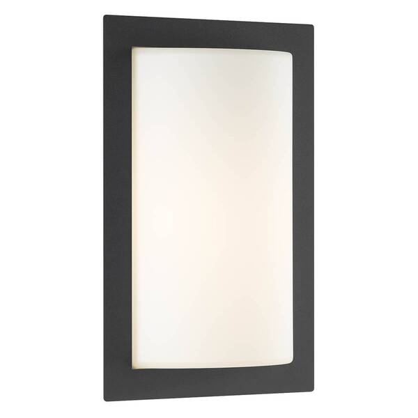  Lcd Kinkiet Zewnętrzny Luis, Grafit, E27, Szkło, Stal Nierdzewna, Aluminium 
