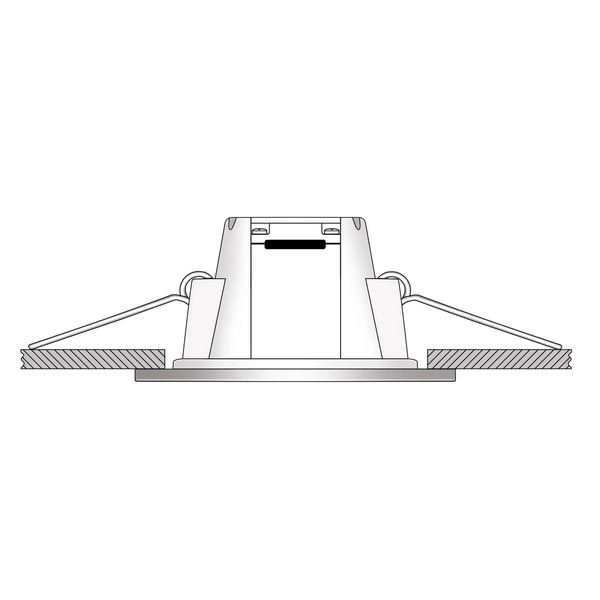  Ledino Oprawa Wpuszczana Led Holstein Ip65, 116°, Stal 