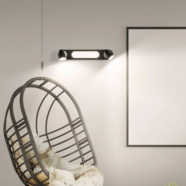  Ledvance Lampa Sufitowa Ledvance Neptune, 2 Spoty, Czarna 