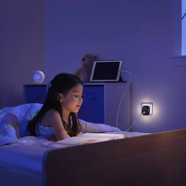  Ledvance Ledvance Lunetta Edge Lampka Nocna Gniazdka Czarna 