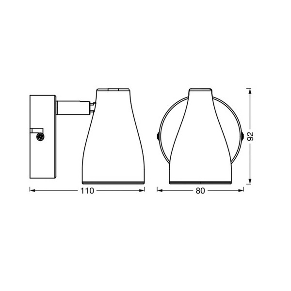  Ledvance Ledvance Pear Spot Led Gu10 1-pkt. Szary 