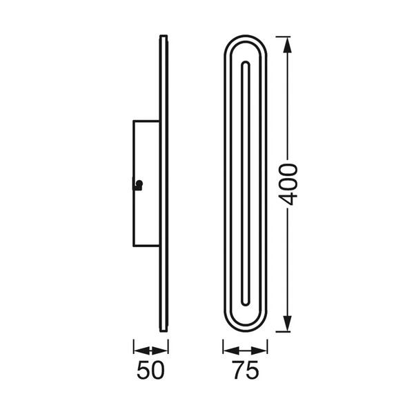  Ledvance Smart+ Ledvance Smart+ Wifi Orbis Bath Wall 40 Cm Biały 