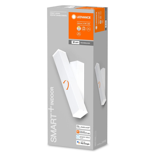  Ledvance Smart+ Ledvance Smart+ Wifi Orbis Wall Cross, Biała 