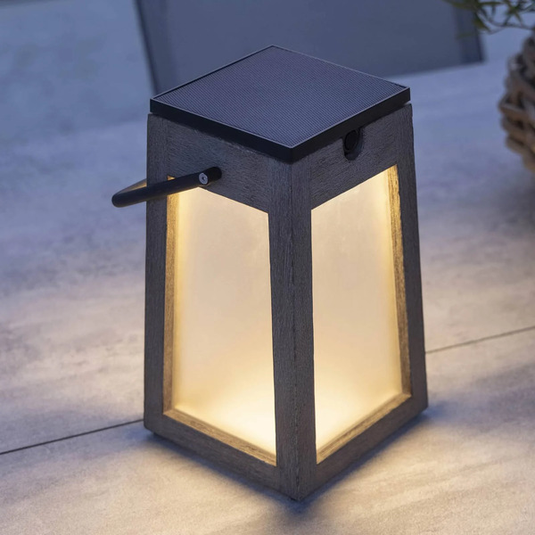  Les Jardins Latarnia Solarna Led Tecka Przenośna Duratek 25 Cm 