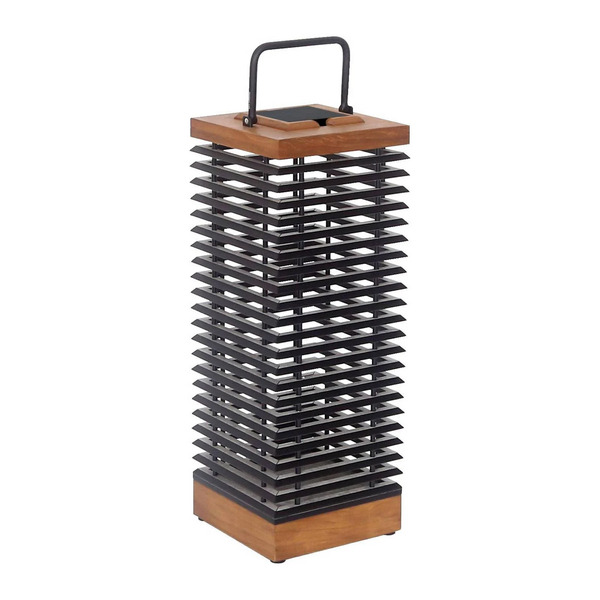  Les Jardins Latarnia Solarna Led Tekura, Teak/szary, 66 Cm 