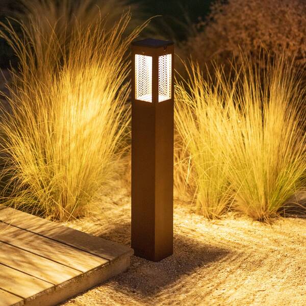  Les Jardins Słupek Oświetleniowy Led Tradition Sensor Corten 90cm 