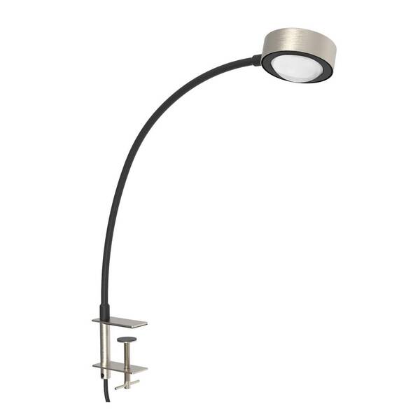  Lightme Lampa Stołowa Lightme Powerlens Flex, śruba, Kolor Tytanowy 