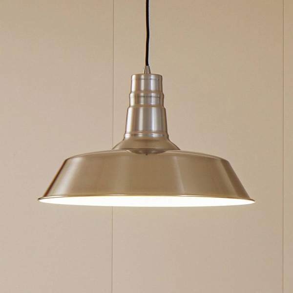  Lindby Lampa Wisząca Lindby Laylan, Nikiel/biały, ø 46 Cm, Metal 
