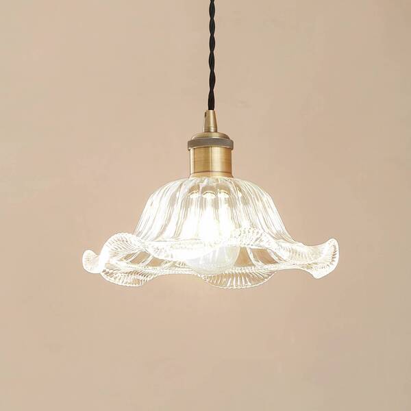  Lindby Lampa Wisząca Lindby Ludowika, Przezroczysta, Szkło, ø25 Cm, E27 