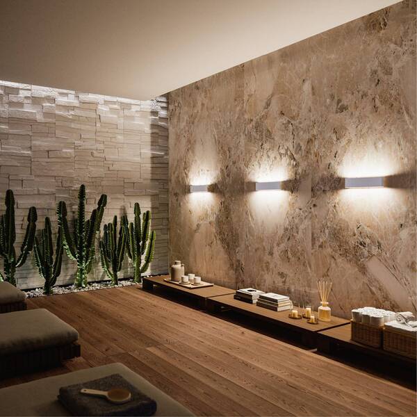  Linea Light Kinkiet Led Satori, Szerokość 58,5 Cm, Biały, 2 700 K, Aluminium 