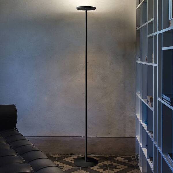  Linea Light Lampa Stojąca Led Joshua, Czarna 