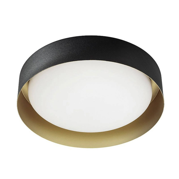  Linea Light Lampa Sufitowa Led Crew 2, ø 33 Cm, Czarna/złota 