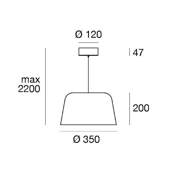 Linea Light Żyrandol Led Delfi_p, Biała, ø 35 Cm, Metal 
