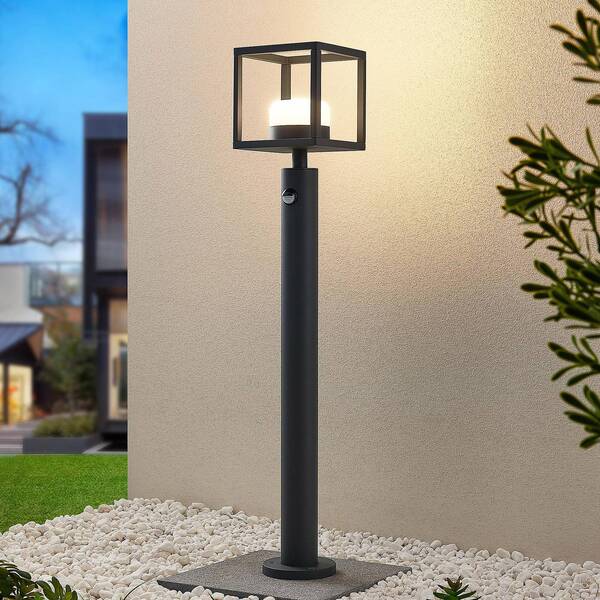  Lucande Słupek Oświetleniowy Lucande Timio, 85cm, Czujnik Ruchu, Gx53, Ip44 