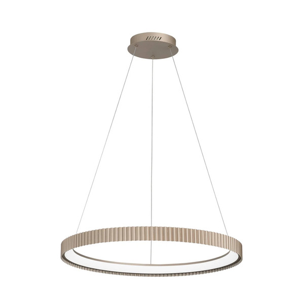  Luce Ambiente Design Lampa Wisząca Led Niike, Złota, ø 70 Cm, Metal, Cct 
