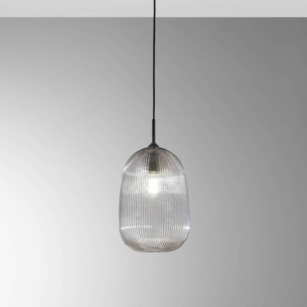  Luce Ambiente Design Żyrandol Duke, Szara, ø 21 Cm, Szkło 