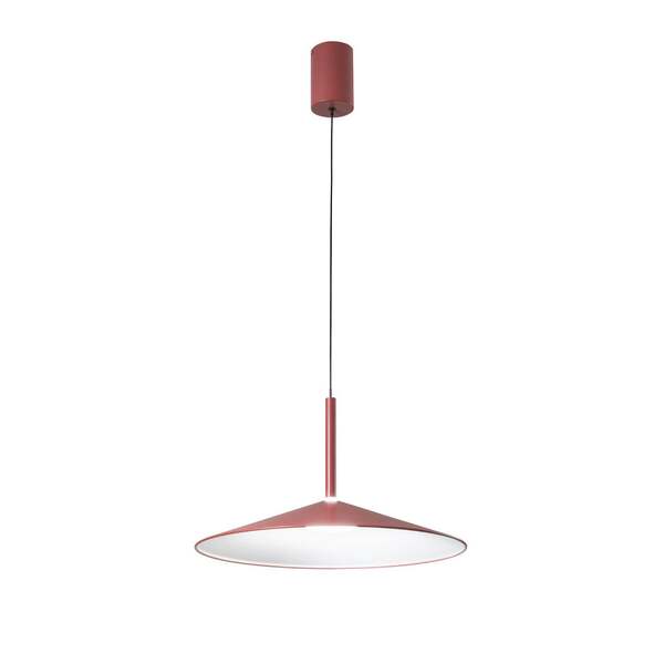  Luce Ambiente Design Żyrandol Led Khan, Czerwony, ø 48 Cm, Metal, Cct 